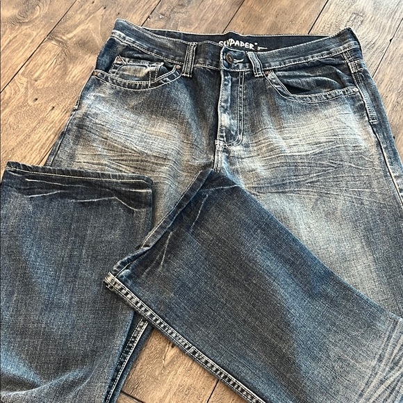 Flypaper Jeans Men's Blue Jeans 32/32 - Picture 2 of 8